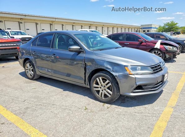 3VW2B7AJ9JM220686 2018 VOLKSWAGEN JETTA Gray Delantero derecho