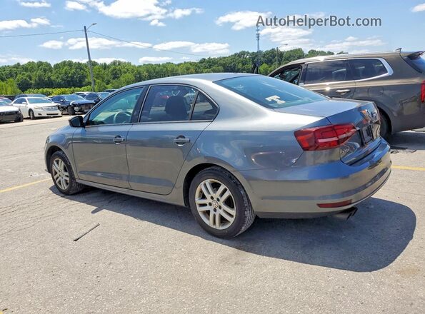 3VW2B7AJ9JM220686 2018 VOLKSWAGEN JETTA Gray Trasero izquierdo