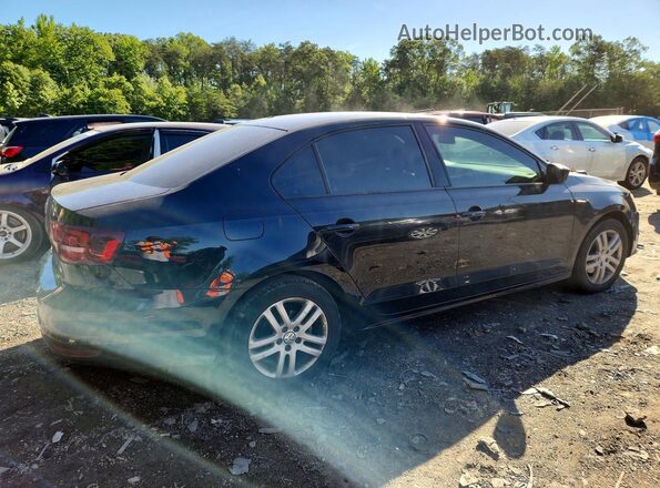 3VW2B7AJXJM255897 2018 VOLKSWAGEN JETTA Черный Задняя правая четверть