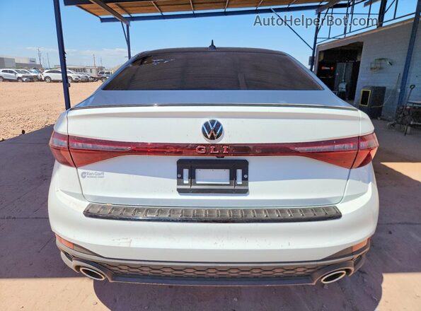 3VW2M7BU9TM025032 2026 VOLKSWAGEN JETTA White Vista trasera
