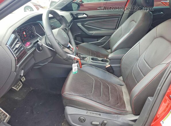 3VW2T7BU4NM003493 2022 VOLKSWAGEN JETTA Red Вид салону спереду