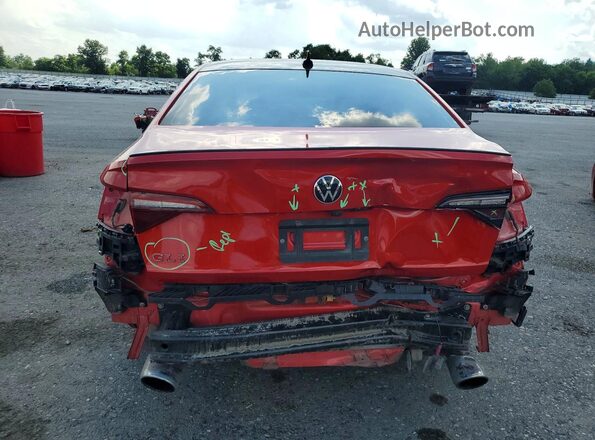3VW2T7BU4NM003493 2022 VOLKSWAGEN JETTA Red Вид ззаду
