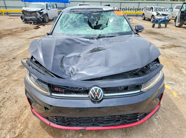 3VW2T7BU8SM087409 2025 VOLKSWAGEN JETTA Black Вид спереду