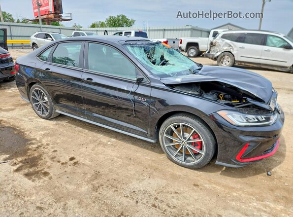 3VW2T7BU8SM087409 2025 VOLKSWAGEN JETTA Black Передня права чверть
