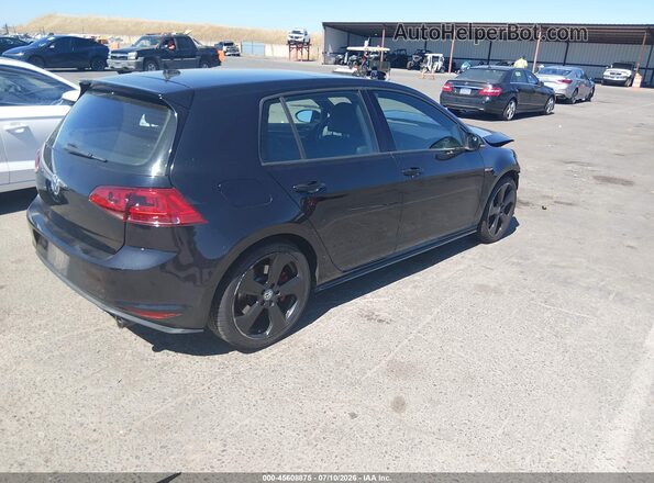 3VW447AU0HM005303 2017 VOLKSWAGEN GOLF Black Rear right