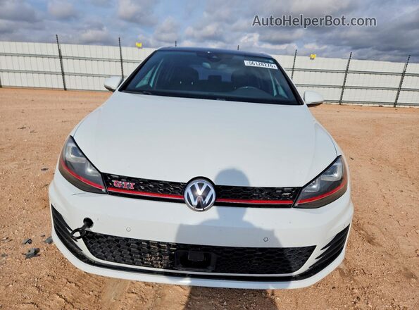 3VW447AU0HM027091 2017 VOLKSWAGEN GTI White Vista frontal