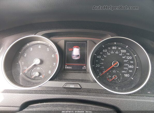 3VW447AU0HM068188 2017 VOLKSWAGEN GOLF Gray Widok tylnych siedzeń