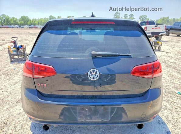 3VW447AU5HM071636 2017 VOLKSWAGEN GTI Black Widok z tyłu