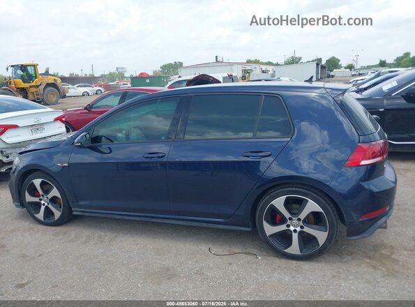 3VW447AU7JM296985 2018 VOLKSWAGEN GOLF Blue Панорамний вид салону 360°