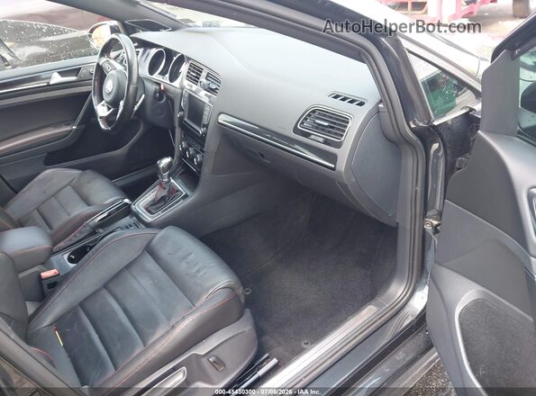 3VW447AU8HM021507 2017 VOLKSWAGEN GOLF Серый Вид салона спереди