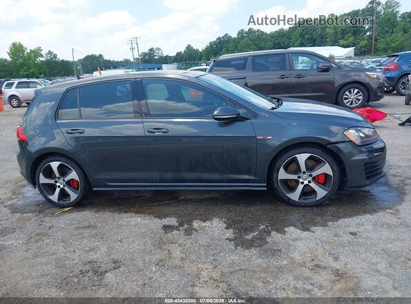 3VW447AU8HM021507 2017 VOLKSWAGEN GOLF Серый Вид задней части салона