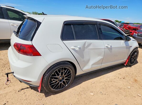 3VW447AU9HM041748 2017 VOLKSWAGEN GTI Белый Задняя правая четверть