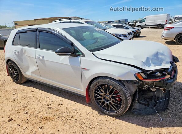 3VW447AU9HM041748 2017 VOLKSWAGEN GTI Белый Передняя правая четверть