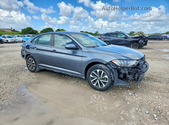 3VW4M7BU7PM005408 2023 VOLKSWAGEN JETTA Gray Delantero derecho