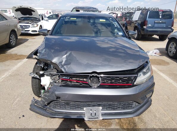 3VW4T7AJ0HM331241 2017 VOLKSWAGEN JETTA Серый Вид задней части салона