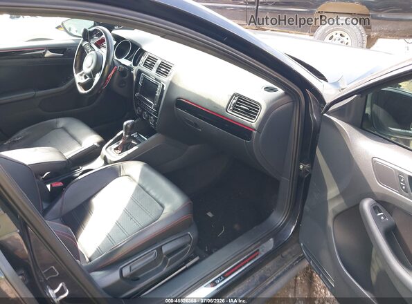 3VW4T7AJ1HM286505 2017 VOLKSWAGEN JETTA Black წინა სალონის ხედი