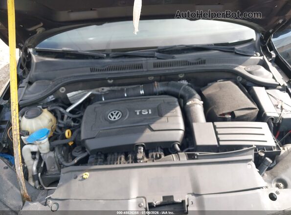 3VW4T7AJ1HM286505 2017 VOLKSWAGEN JETTA Black უკანა ხედი
