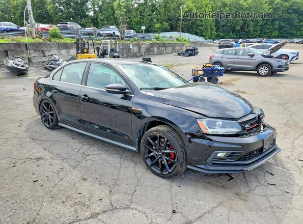 3VW4T7AJ3HM337857 2017 VOLKSWAGEN JETTA Black Front right