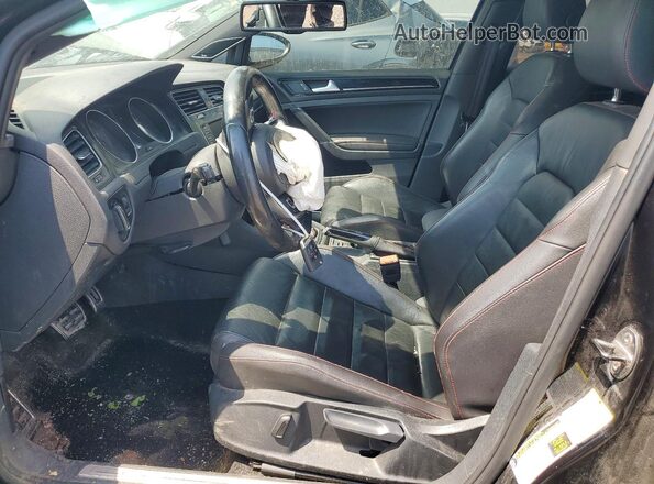 3VW4T7AU0GM003617 2016 VOLKSWAGEN GTI Black Սալոնի դիմացի տեսք
