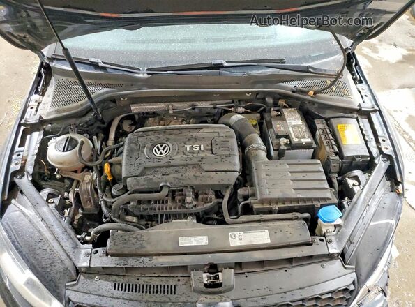 3VW4T7AU5HM058601 2017 VOLKSWAGEN GTI Черный Вид задней части салона