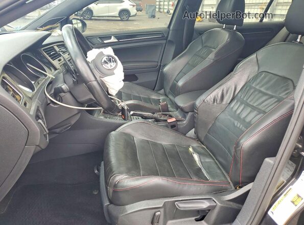 3VW4T7AU7GM036999 2016 VOLKSWAGEN GTI Gray Front interior view