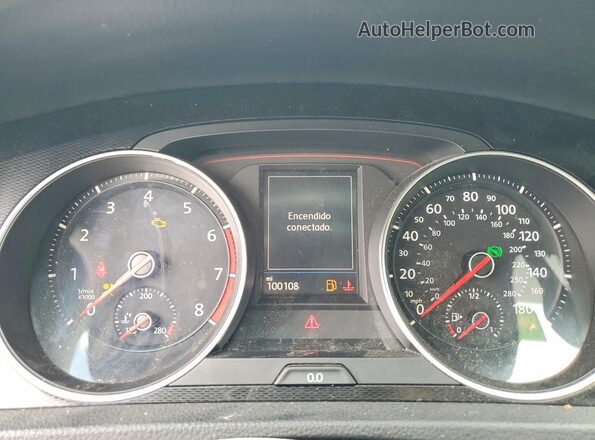 3VW4T7AU7GM036999 2016 VOLKSWAGEN GTI Gray Instrument cluster view