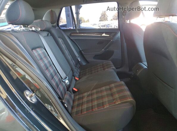 3VW4T7AU8HM016861 2017 VOLKSWAGEN GTI Gray Հետևի նստատեղերի տեսք