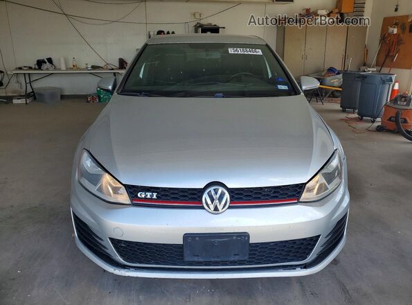 3VW4T7AU8HM056583 2017 VOLKSWAGEN GTI Gray წინა ხედი
