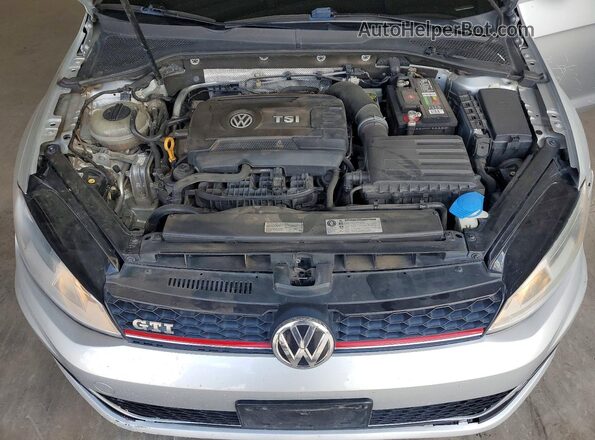 3VW4T7AU8HM056583 2017 VOLKSWAGEN GTI Gray უკანა სალონის ხედი