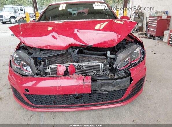 3VW4T7AUXHM076155 2017 VOLKSWAGEN GOLF Red Вид спереду