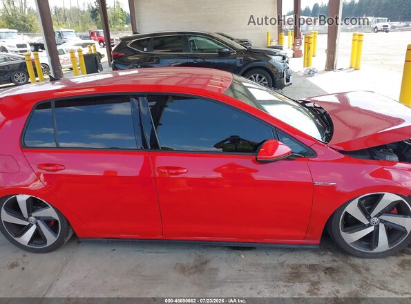 3VW4T7AUXHM076155 2017 VOLKSWAGEN GOLF Red Панорамний вид салону 360°