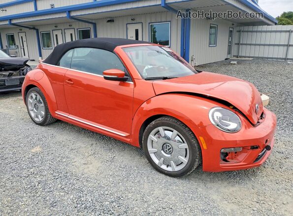 3VW517AT2HM823149 2017 VOLKSWAGEN BEETLE Orange Przód prawy