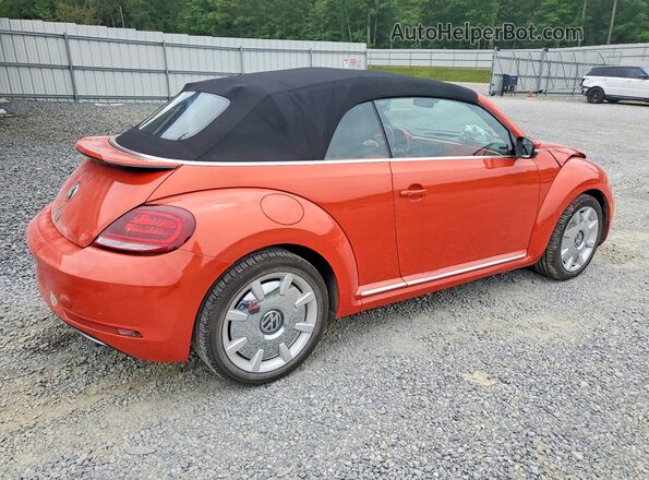 3VW517AT2HM823149 2017 VOLKSWAGEN BEETLE Orange Tył prawy
