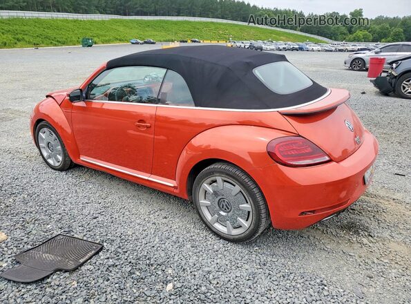 3VW517AT2HM823149 2017 VOLKSWAGEN BEETLE Orange Tył lewy