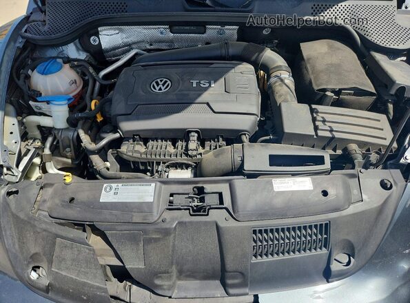 3VW517AT5HM815840 2017 VOLKSWAGEN BEETLE Серый Вид задней части салона