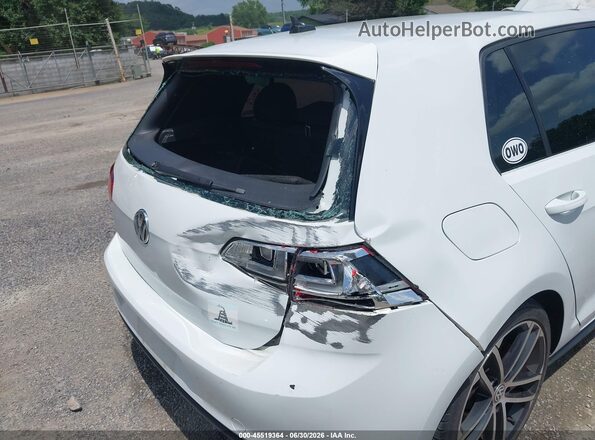 3VW547AU7HM013287 2017 VOLKSWAGEN GOLF White Front view