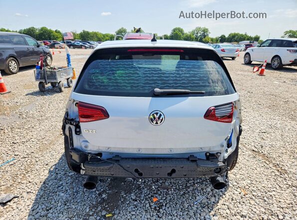 3VW547AU7JM282914 2018 VOLKSWAGEN GTI Silver Widok z tyłu
