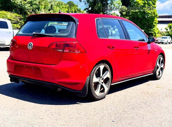 3VW547AU8HM004968 2017 VOLKSWAGEN GTI Red Delantero derecho