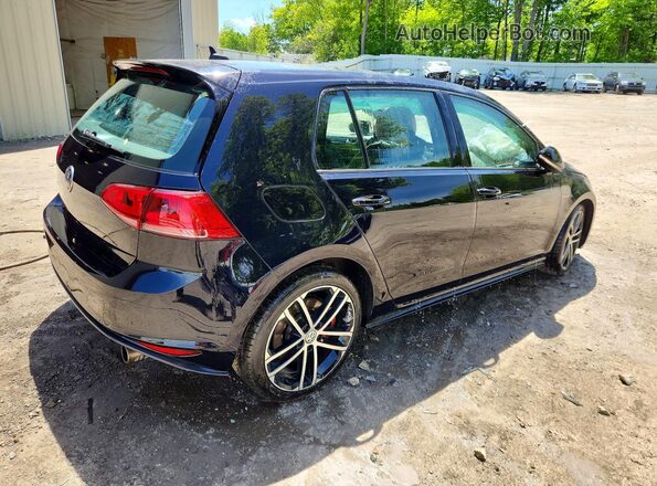 3VW547AU9HM022721 2017 VOLKSWAGEN GTI Black Rear right