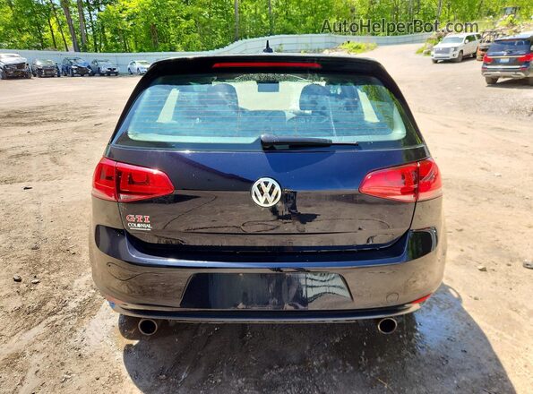 3VW547AU9HM022721 2017 VOLKSWAGEN GTI Black Rear view