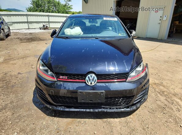 3VW547AU9HM022721 2017 VOLKSWAGEN GTI Black Front view