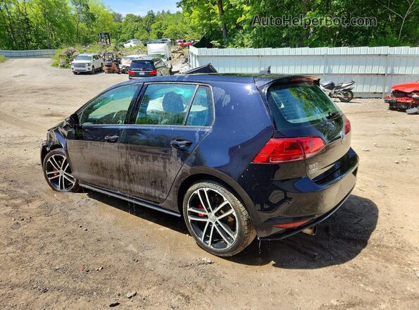 3VW547AU9HM022721 2017 VOLKSWAGEN GTI Black Rear left