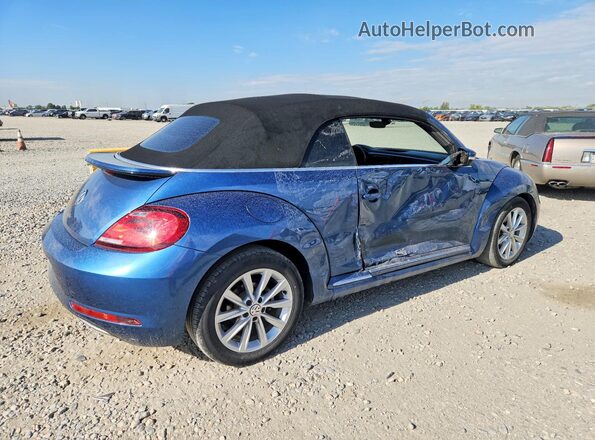 3VW5DAAT2KM500957 2019 VOLKSWAGEN BEETLE Blue უკანა მარჯვენა