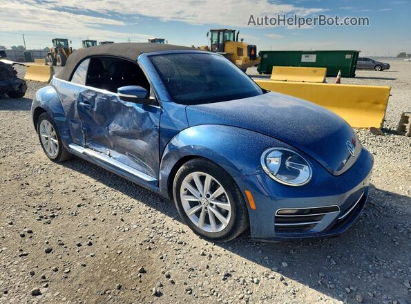 3VW5DAAT2KM500957 2019 VOLKSWAGEN BEETLE Blue წინა მარჯვენა