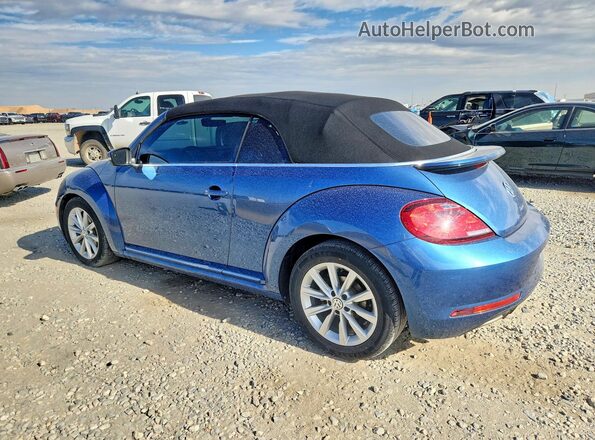 3VW5DAAT2KM500957 2019 VOLKSWAGEN BEETLE Blue უკანა მარცხენა
