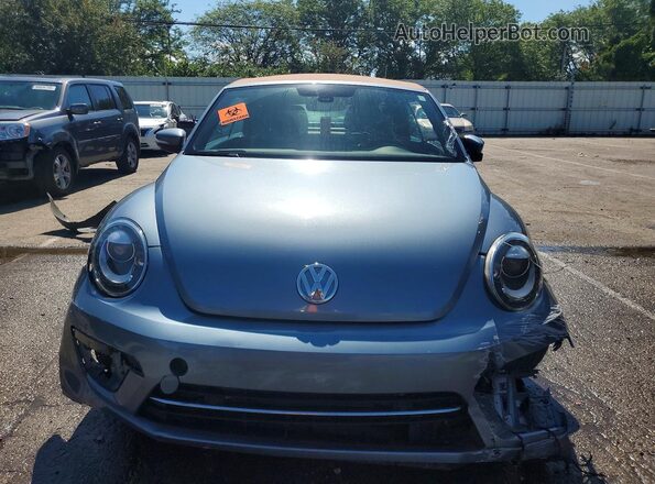 3VW5DAAT6KM508530 2019 VOLKSWAGEN BEETLE Blue Դիմացի տեսք