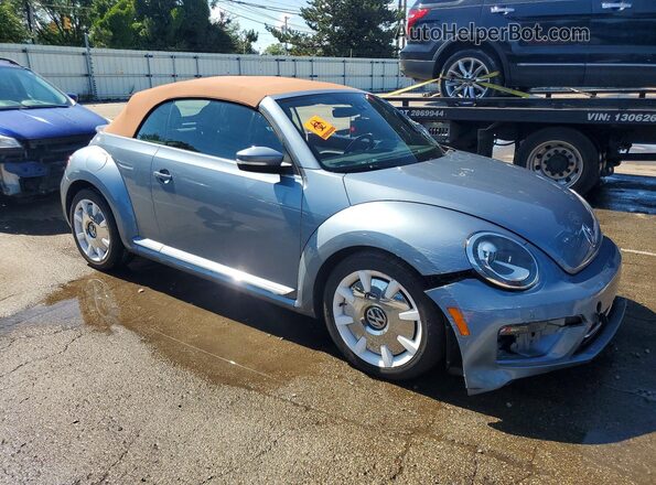 3VW5DAAT6KM508530 2019 VOLKSWAGEN BEETLE Blue Առջևի աջ
