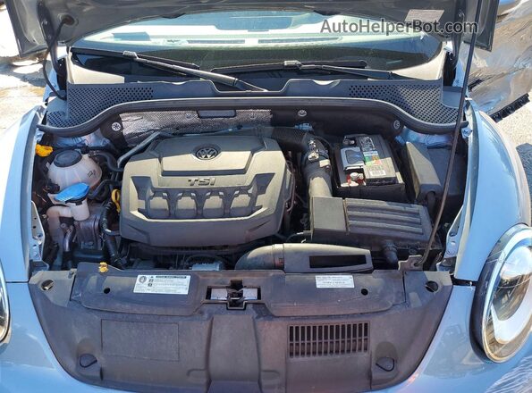 3VW5DAAT6KM508530 2019 VOLKSWAGEN BEETLE Blue Սալոնի հետևի տեսք