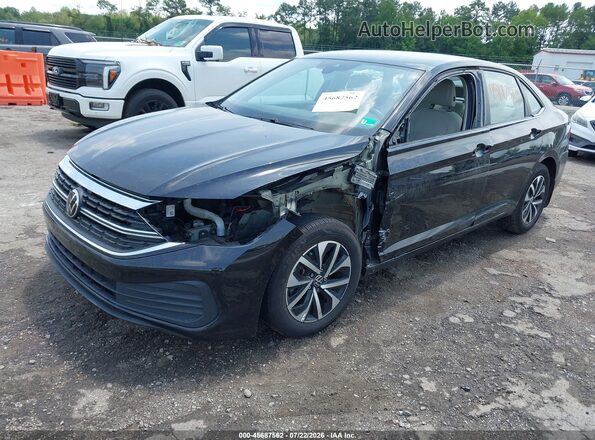3VW5M7BU0RM061424 2024 VOLKSWAGEN JETTA Black Przód lewy