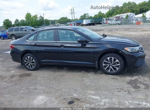 3VW5M7BU0RM061424 2024 VOLKSWAGEN JETTA Black Widok wnętrza z tyłu